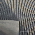 Factory hot sales pp floor mat polypropylene double stripe carpet